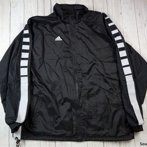 Adidas Vintage Black/White Windbreaker